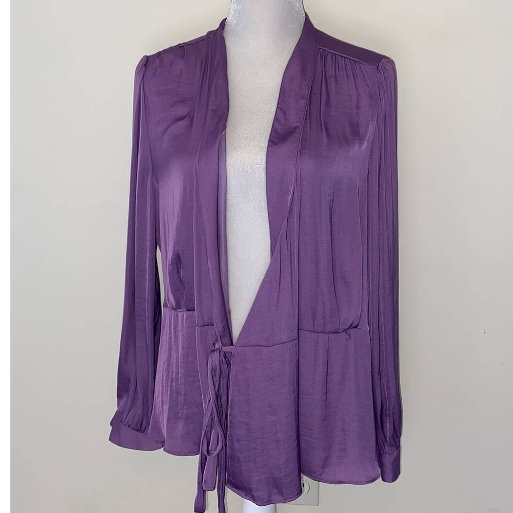 ELEGANT PURPLE BLOUSE VINCE CAMUTO SIZE LARGE NWT